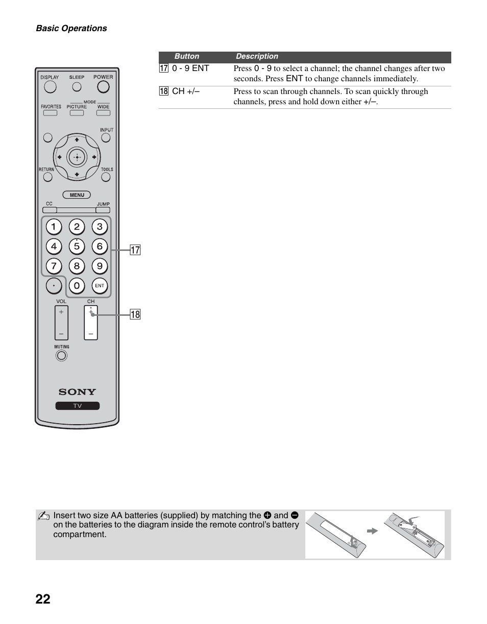 Sony KDL-19M4000 User Manual | Page 22 / 44