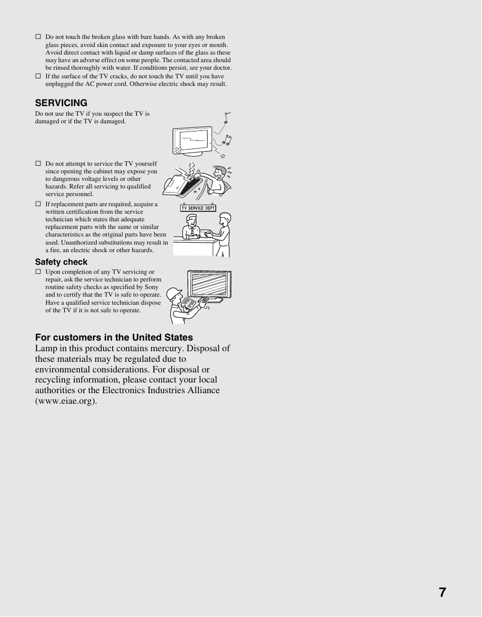 Sony KDL-19M4000 User Manual | Page 7 / 44