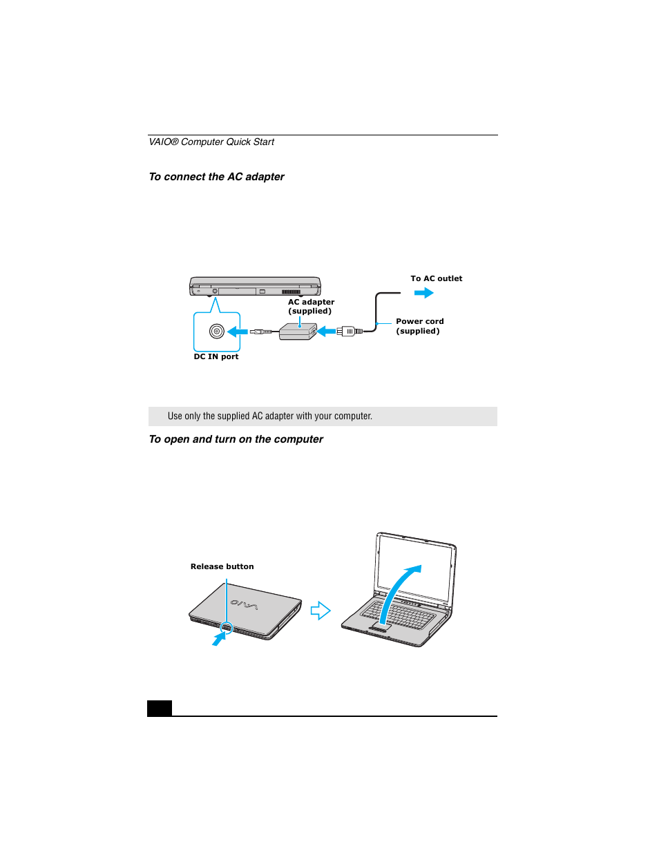 Sony VGN-A140P User Manual | Page 30 / 48