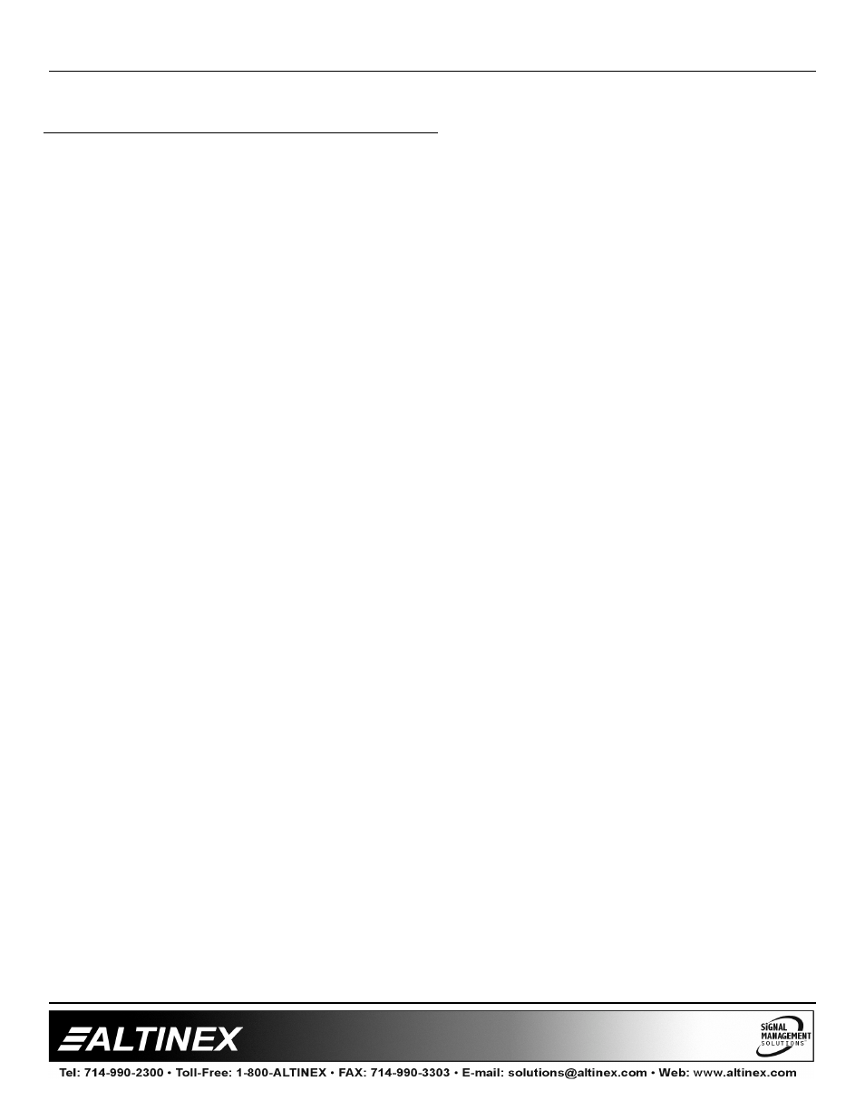 Multi-tasker | Altinex Multi Tasker MT107-301 User Manual | Page 2 / 11