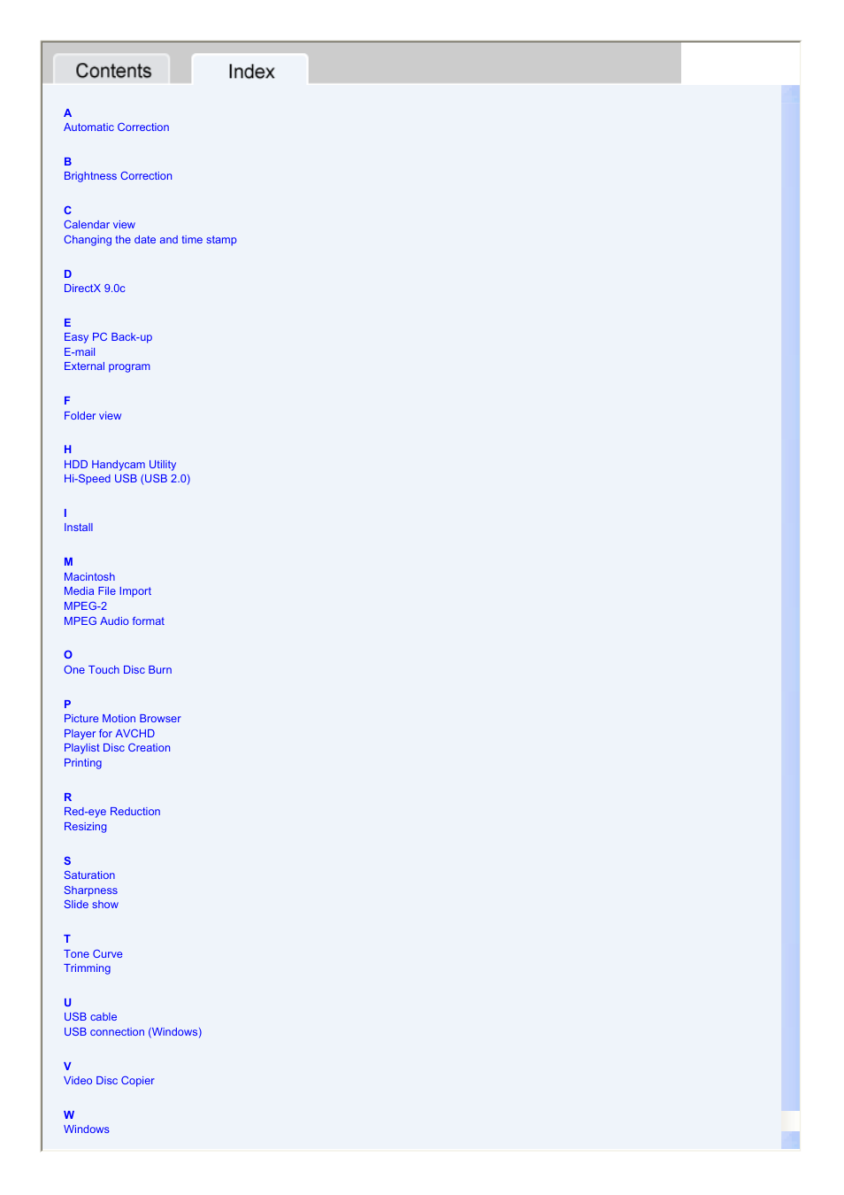 Index | Sony HDR-SR1 User Manual | Page 51 / 51