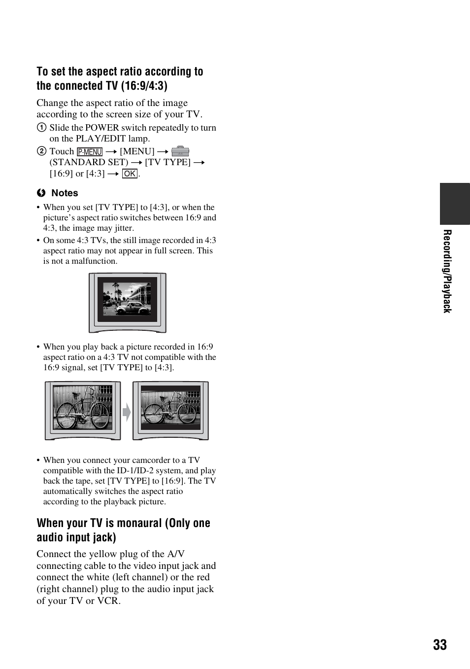 P. 33), P. 33 | Sony DCR-HC62 User Manual | Page 33 / 116