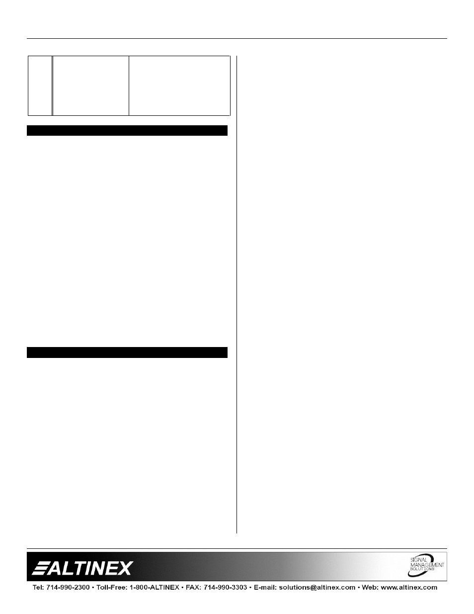 Distribution amplifiers | Altinex DA1913GL User Manual | Page 8 / 8