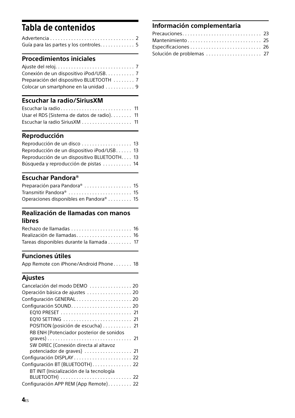 Sony XSP-N1BT User Manual | Page 64 / 96