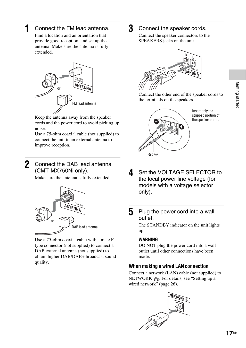 Sony CMT-MX700Ni User Manual | Page 17 / 80