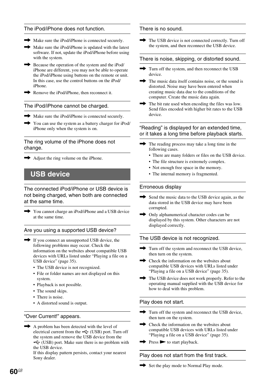 Usb device | Sony CMT-MX700Ni User Manual | Page 60 / 80