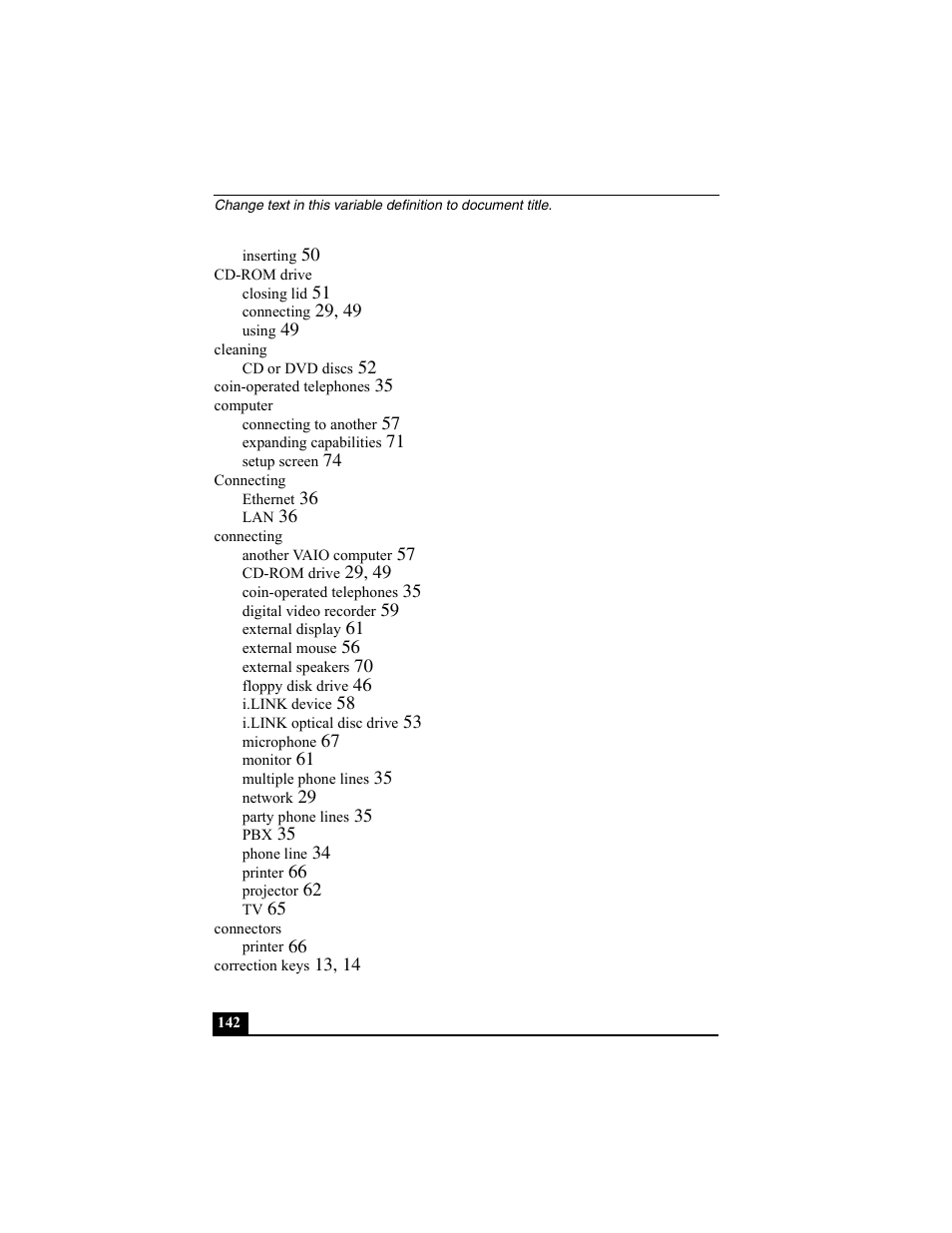 Sony PCG-SRX77 User Manual | Page 142 / 149