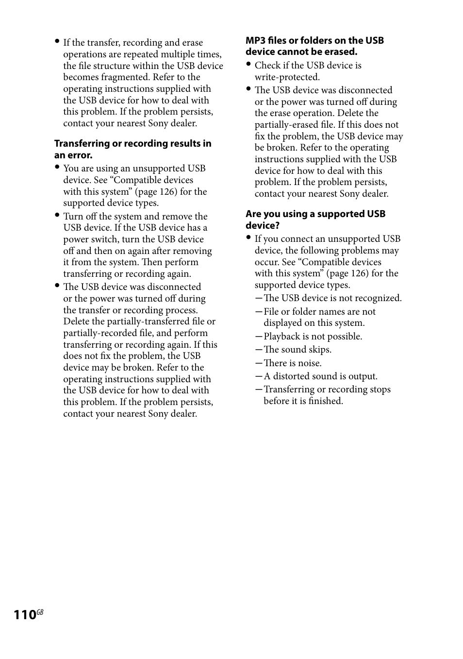 Sony LBT-LCD77Di User Manual | Page 110 / 143