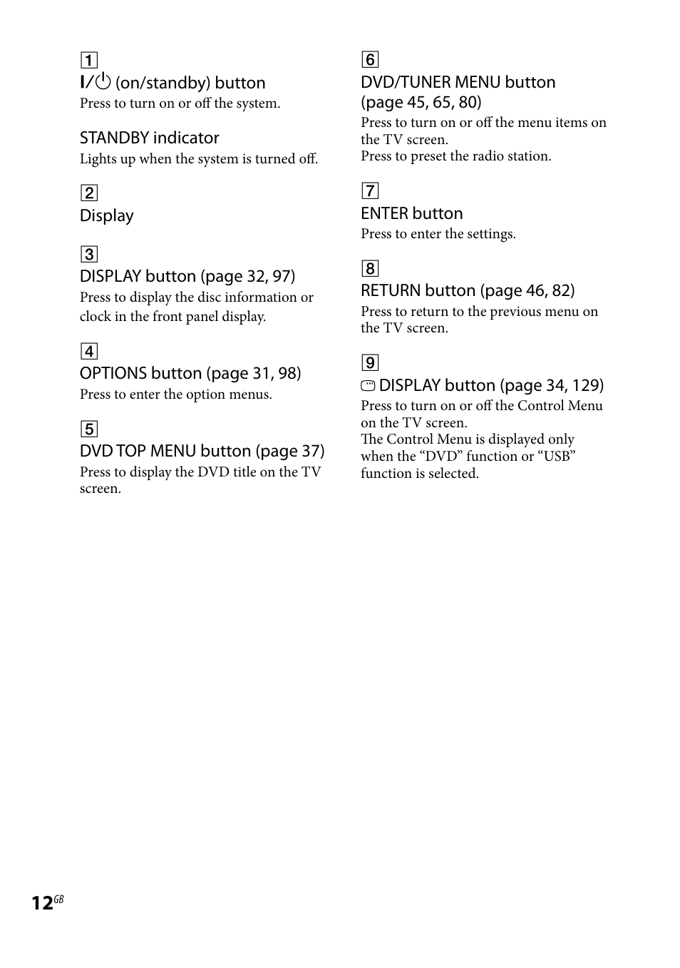 Sony LBT-LCD77Di User Manual | Page 12 / 143