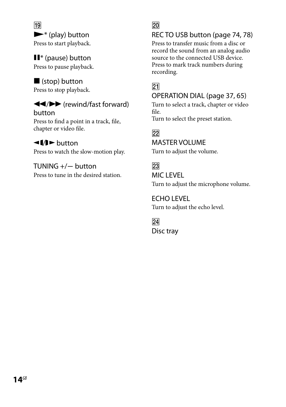 Sony LBT-LCD77Di User Manual | Page 14 / 143