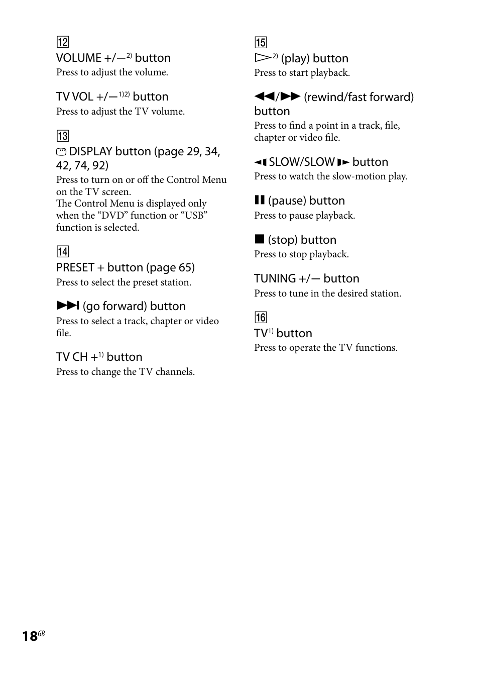 Sony LBT-LCD77Di User Manual | Page 18 / 143