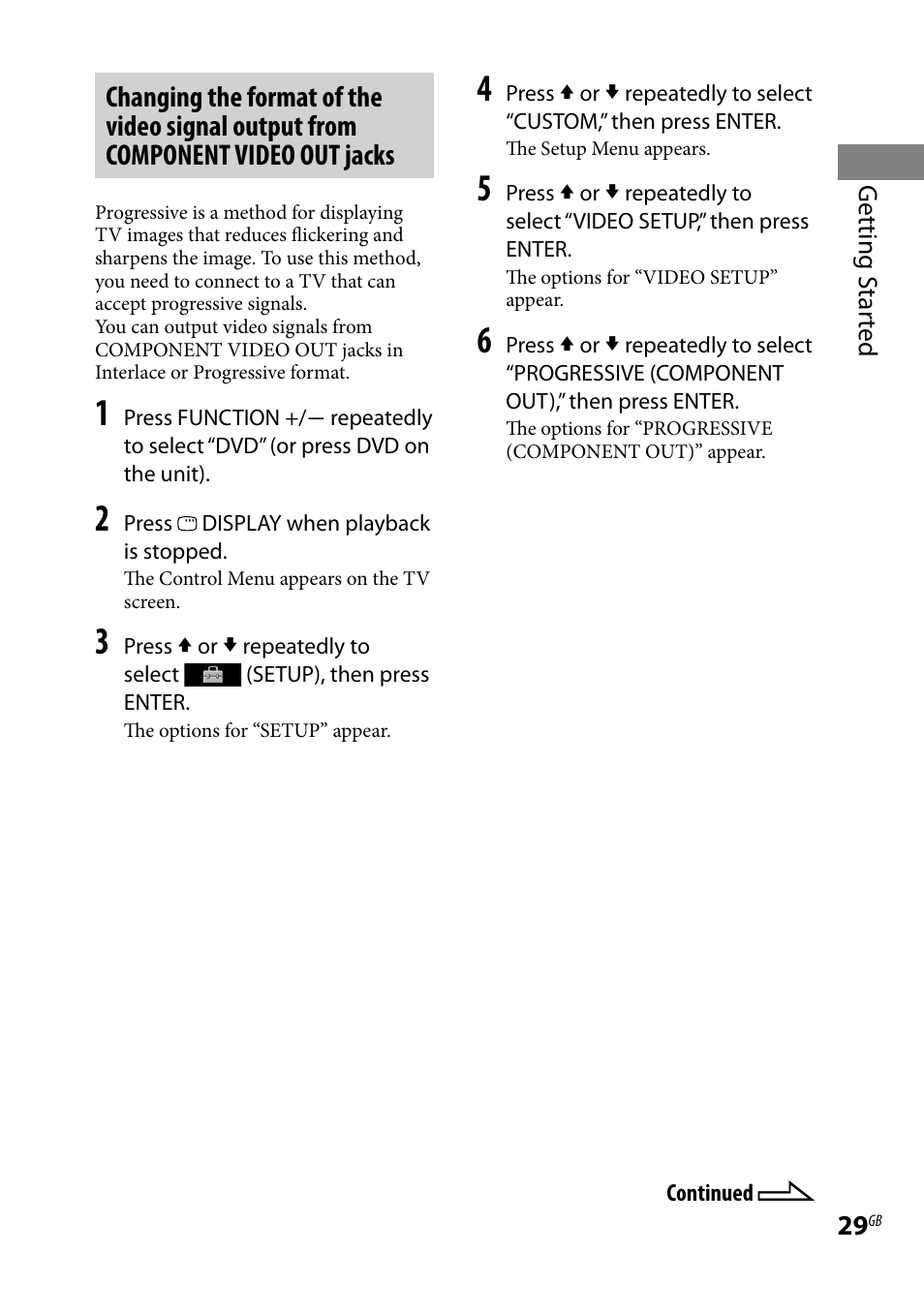 Sony LBT-LCD77Di User Manual | Page 29 / 143