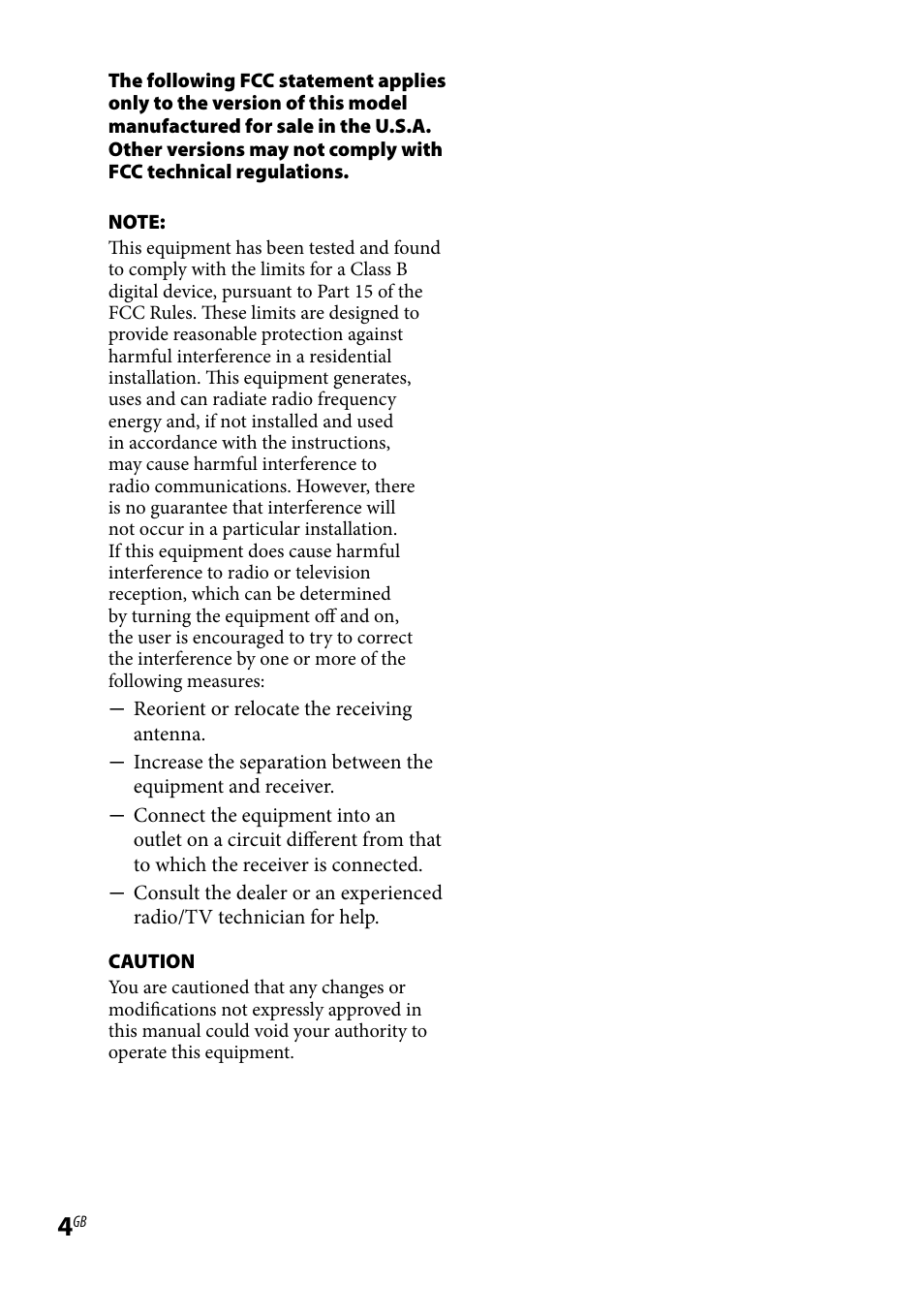 Sony LBT-LCD77Di User Manual | Page 4 / 143