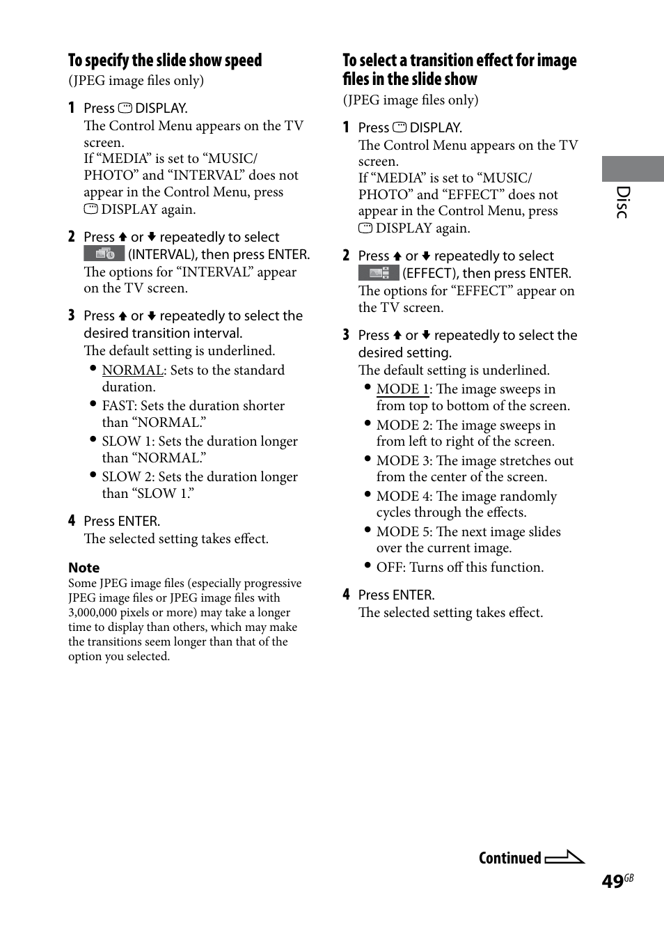 Sony LBT-LCD77Di User Manual | Page 49 / 143