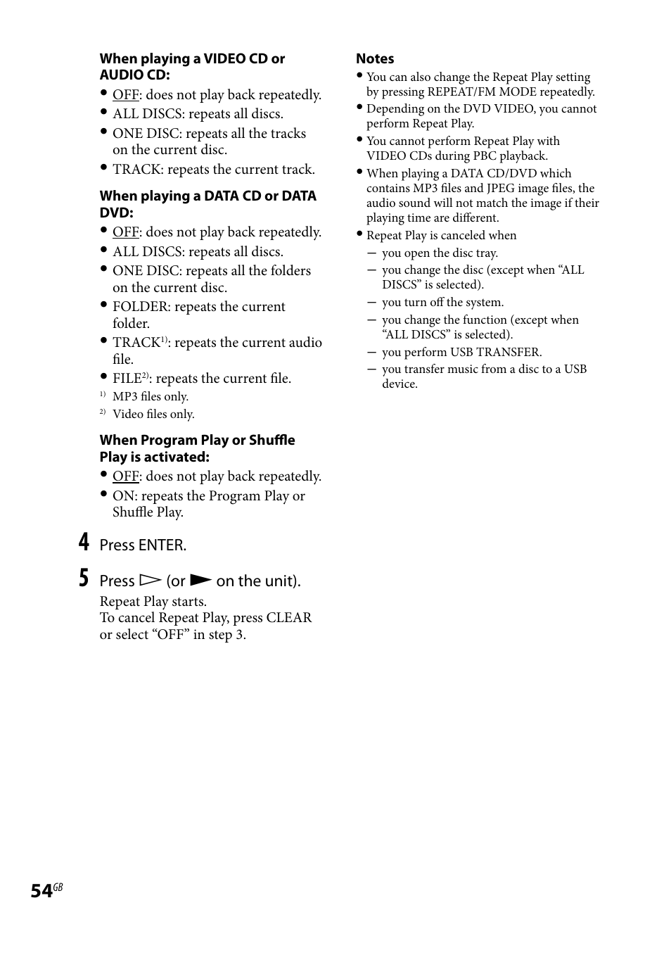 Sony LBT-LCD77Di User Manual | Page 54 / 143