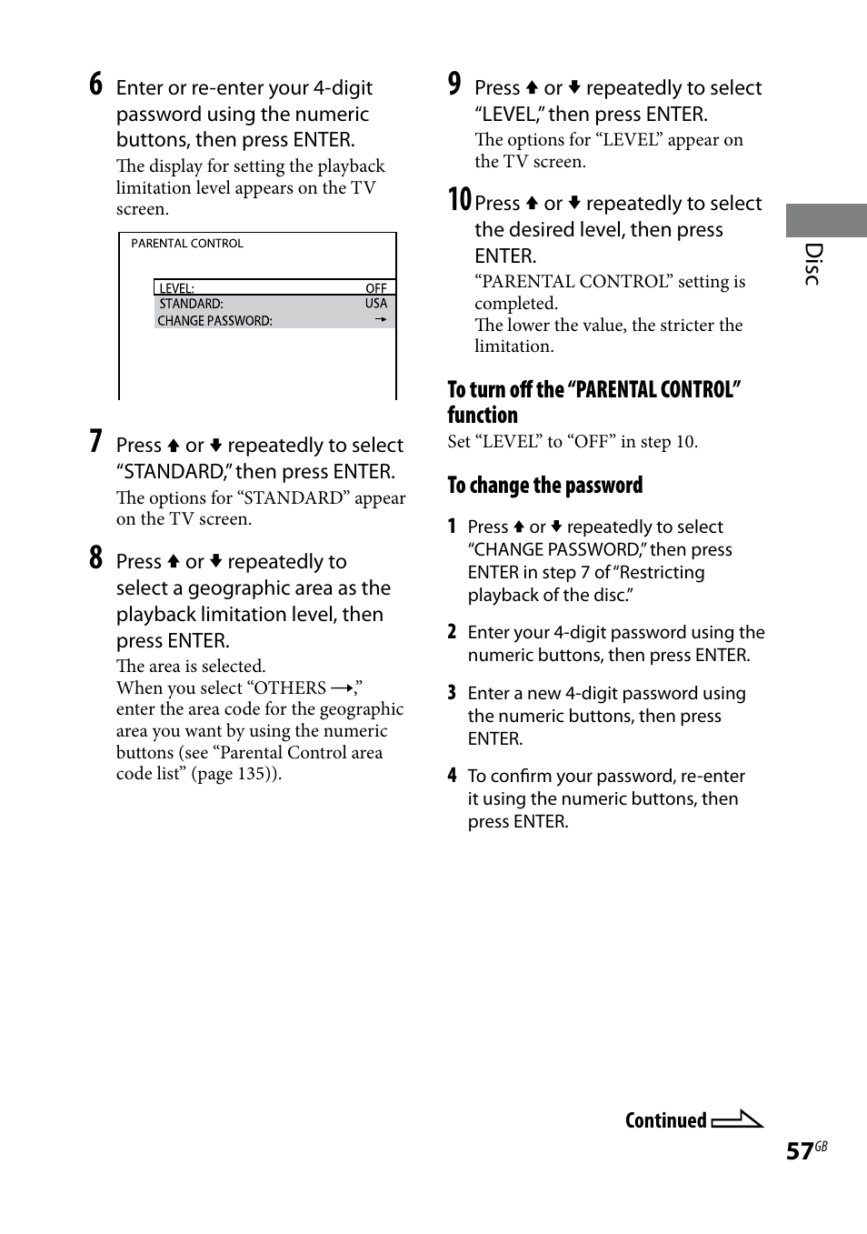 Sony LBT-LCD77Di User Manual | Page 57 / 143