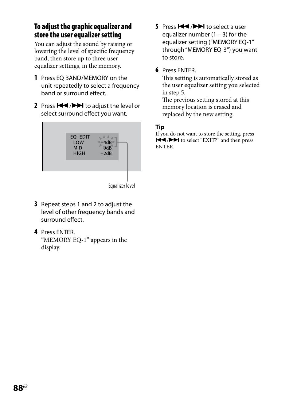 Sony LBT-LCD77Di User Manual | Page 88 / 143