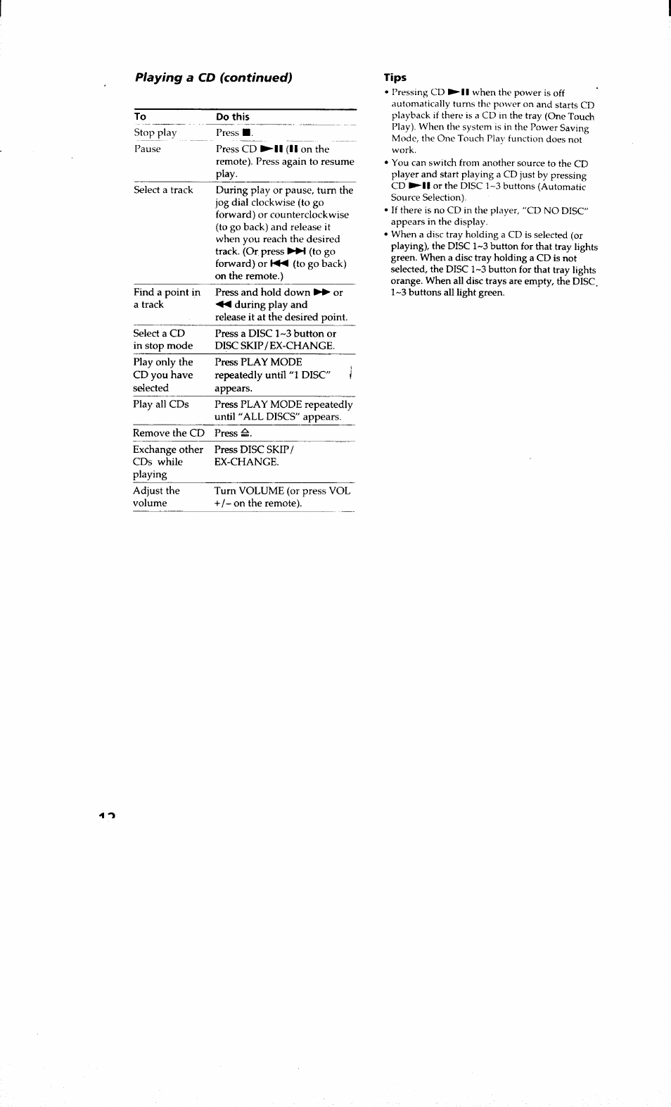 Sony MHC-RXD9 User Manual | Page 12 / 56