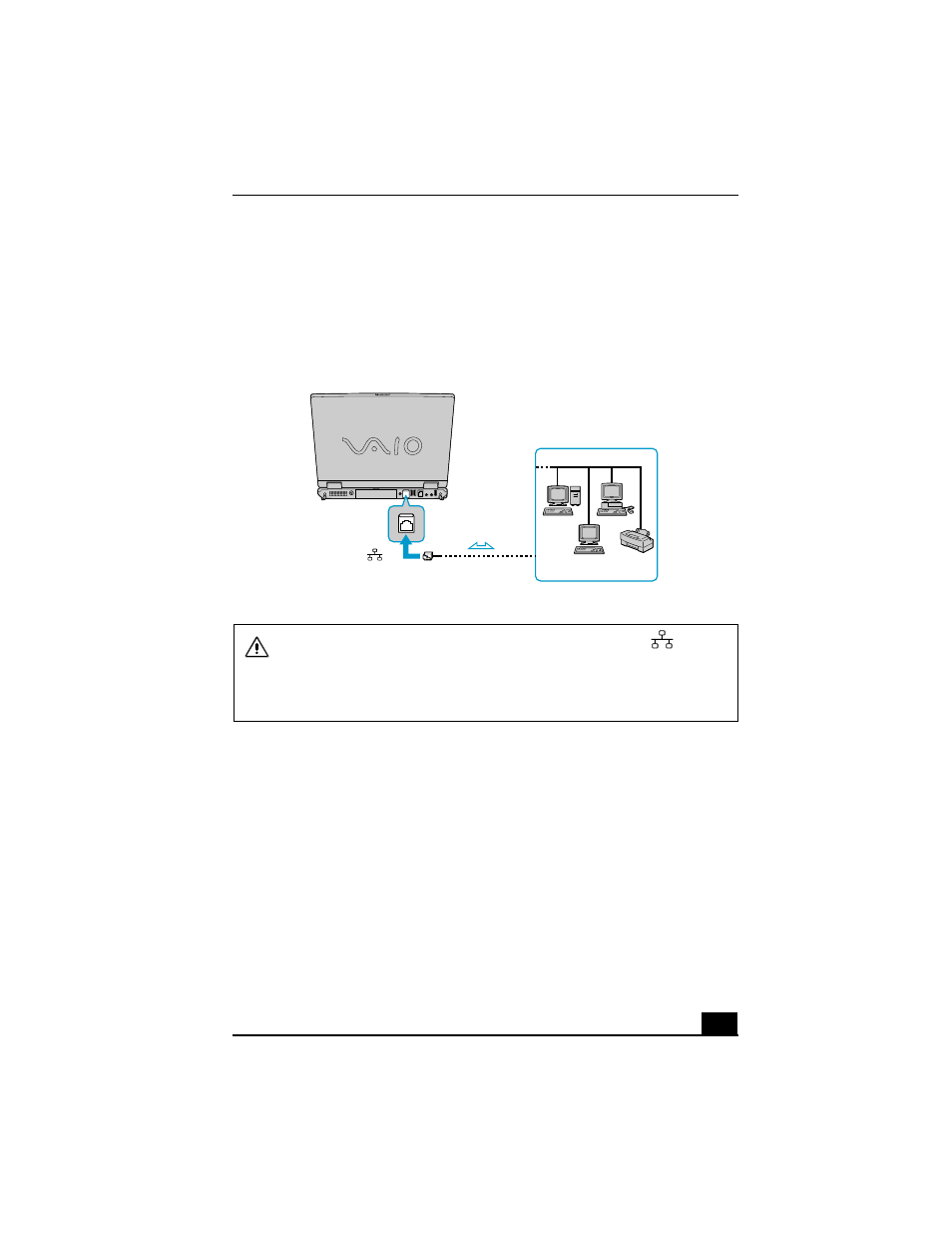 Connecting to a lan, Setting up your ethernet connection | Sony PCG-GR250 User Manual | Page 49 / 144