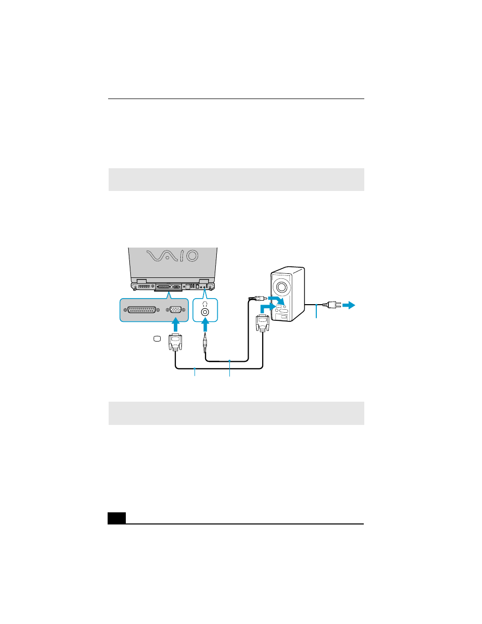 To connect a multimedia computer display, To connect a projector, To select a display | Sony PCG-GR250 User Manual | Page 70 / 144