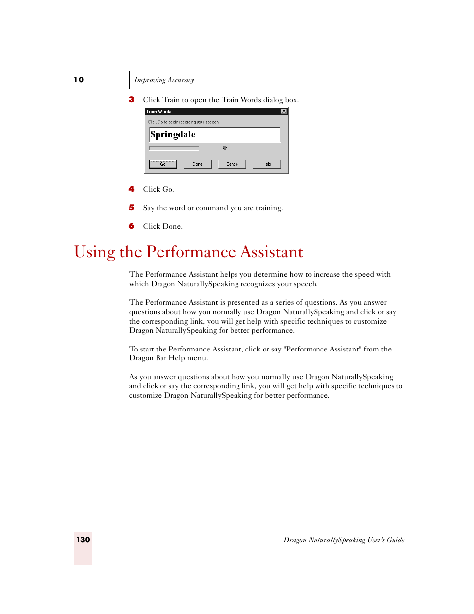 Using the performance assistant | Sony ICD-MS515VTP User Manual | Page 136 / 222