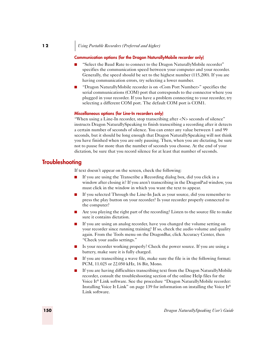 Troubleshooting | Sony ICD-MS515VTP User Manual | Page 156 / 222