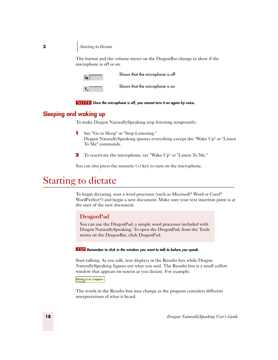 Sleeping and waking up, Starting to dictate | Sony ICD-MS515VTP User Manual | Page 24 / 222