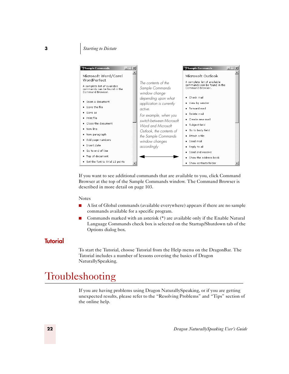 Tutorial, Troubleshooting | Sony ICD-MS515VTP User Manual | Page 28 / 222