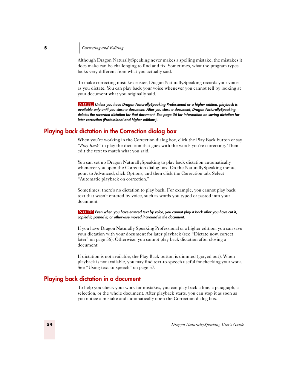 Playing back dictation in a document | Sony ICD-MS515VTP User Manual | Page 60 / 222