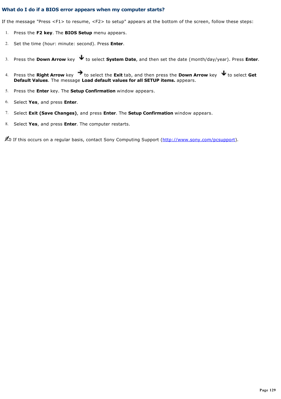 Sony VGN-FS550 User Manual | Page 129 / 202