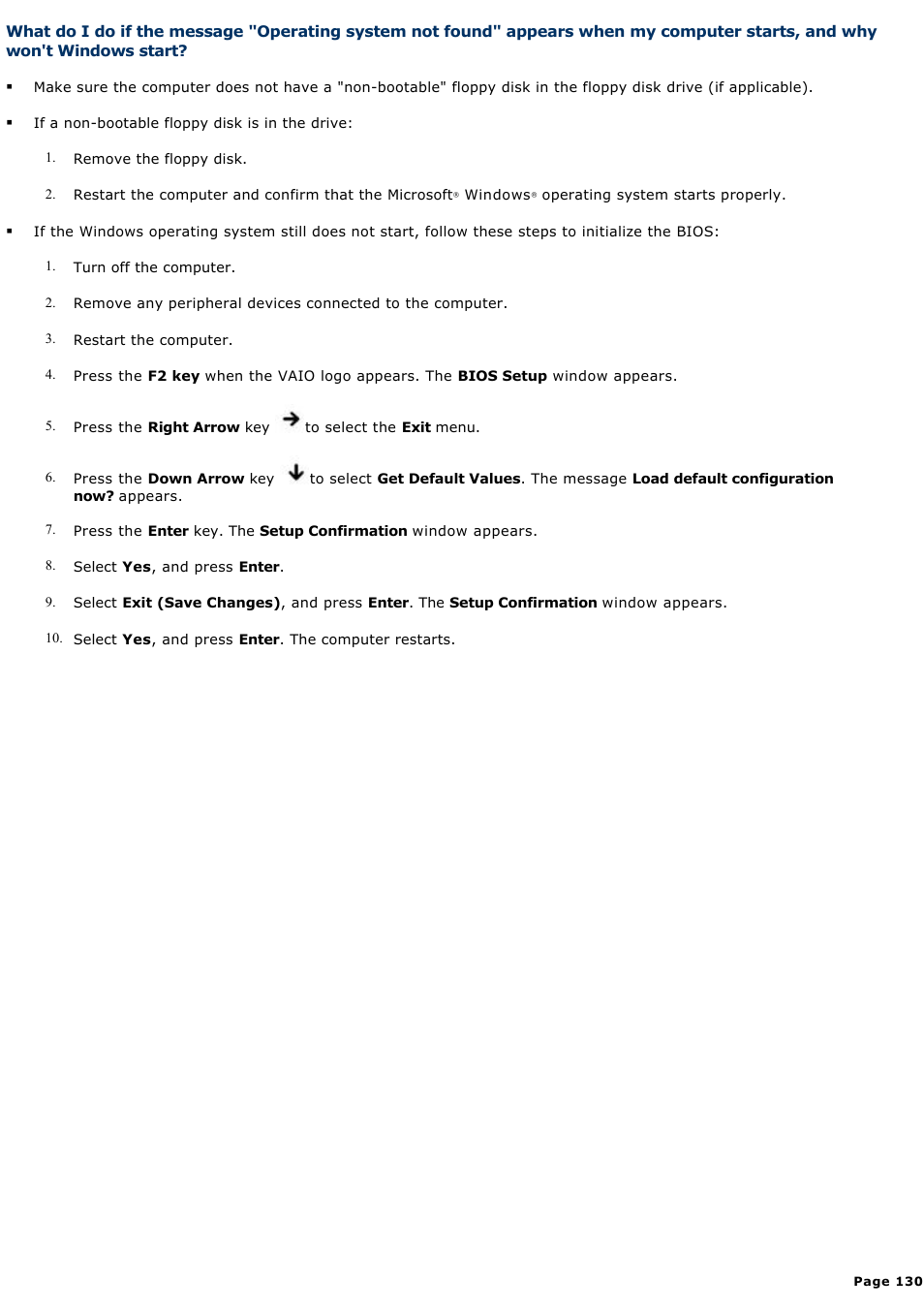 Sony VGN-FS550 User Manual | Page 130 / 202