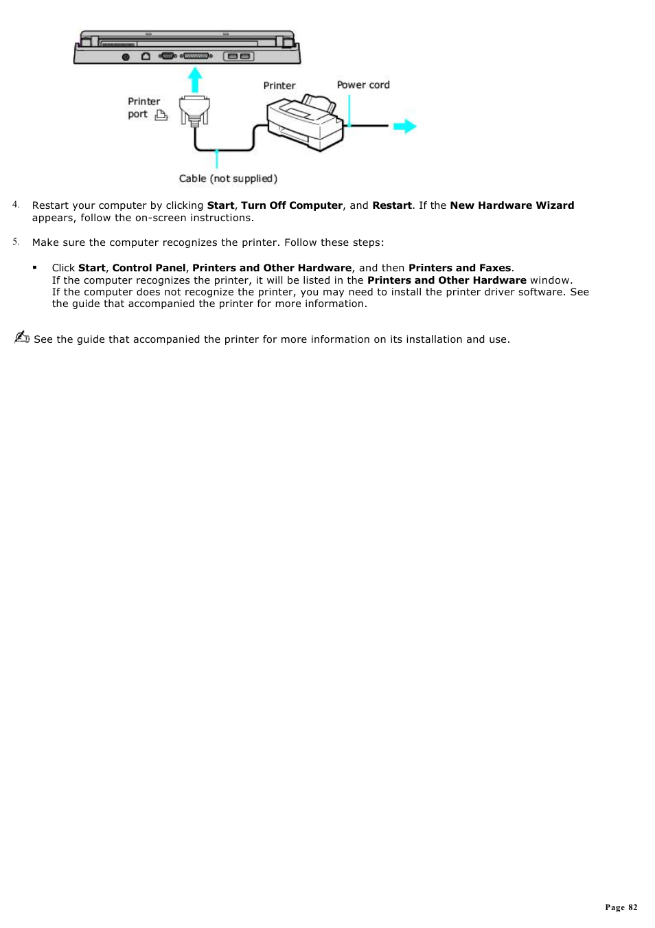 Sony VGN-FS550 User Manual | Page 82 / 202