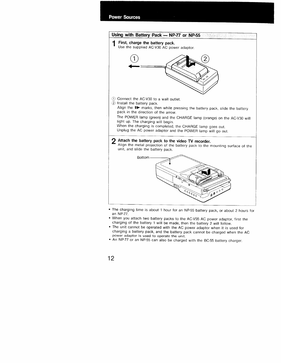 Sony GV-9 User Manual | Page 12 / 60