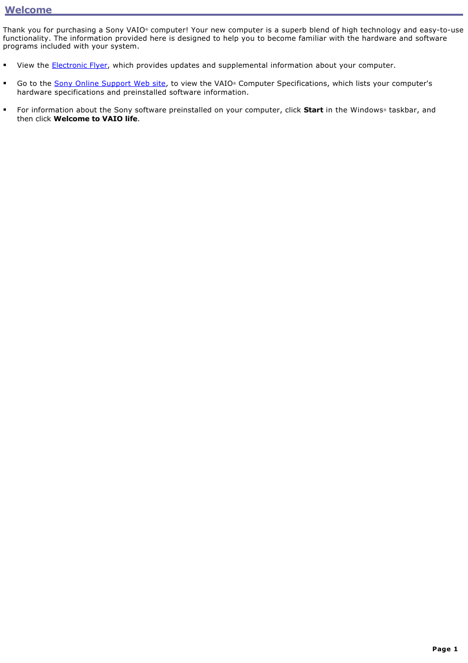 Sony VGC-RA718G User Manual | 262 pages