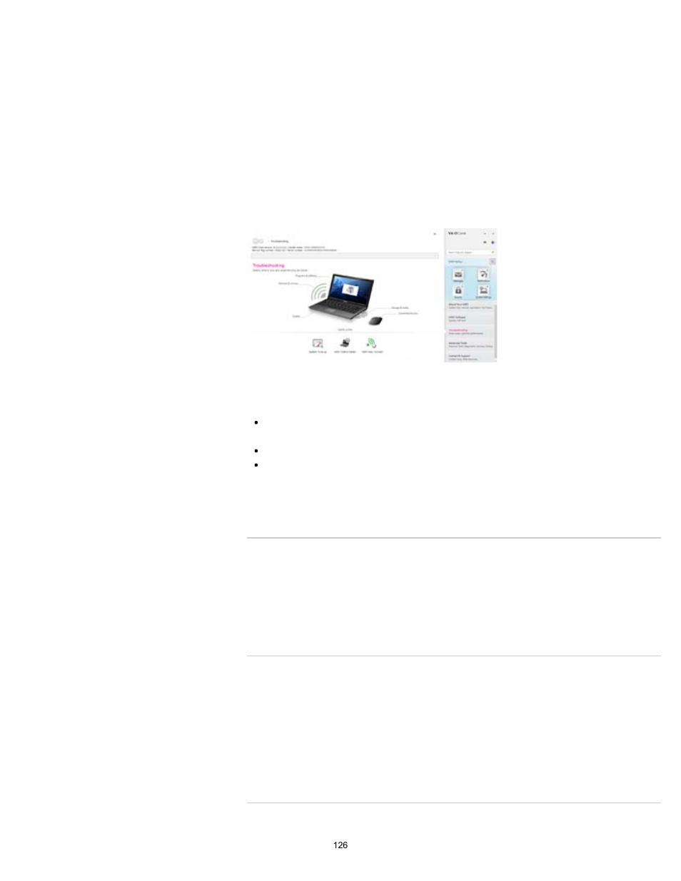 Finding support information, About the start screen and menu, Search | Sony SVJ2021BPXW User Manual | Page 126 / 398