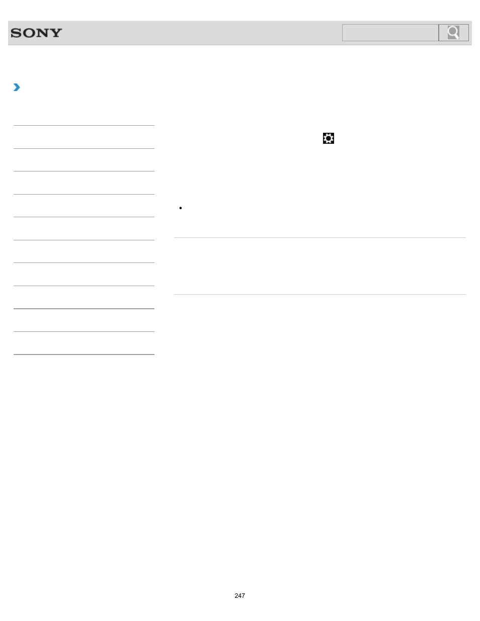Stopping bluetooth(r) communications, How to use, Search | Sony SVJ2021BPXW User Manual | Page 247 / 398
