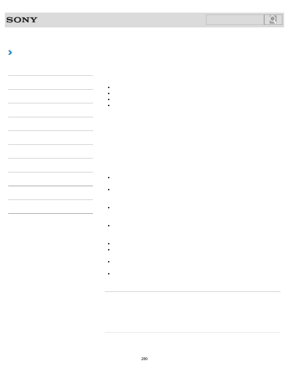 Compatible “memory stick, How to use, Search | Sony SVJ2021BPXW User Manual | Page 280 / 398