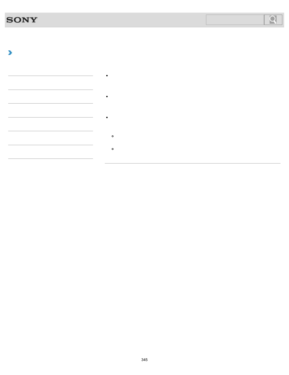 Why is my bluetooth(r) connection slow, Troubleshooting, Search | Sony SVJ2021BPXW User Manual | Page 345 / 398
