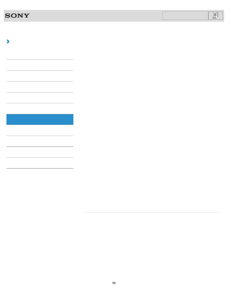Display, How to use, Search | Sony SVJ2021BPXW User Manual | Page 58 / 398