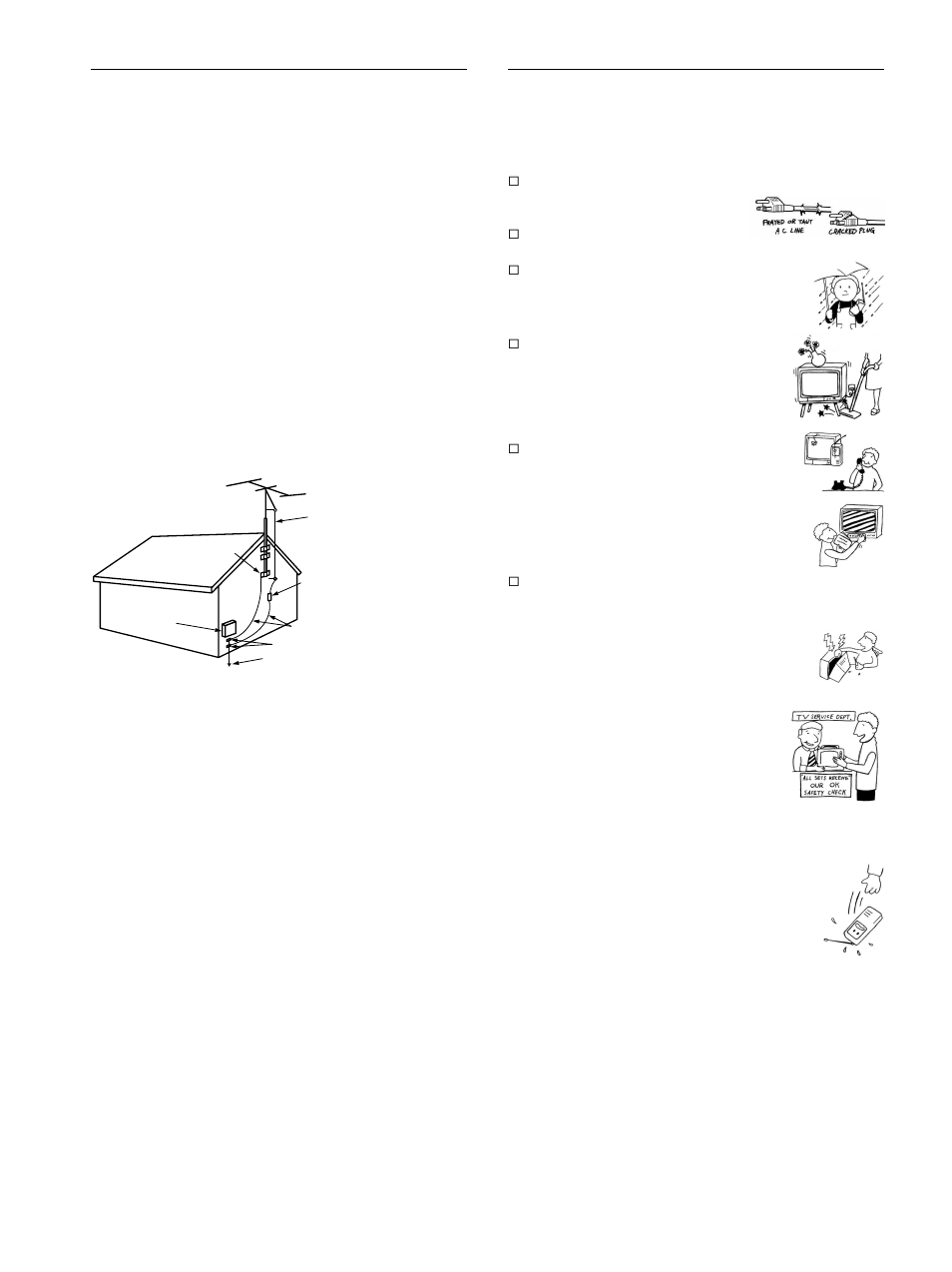 Service, Antennas | Sony KLV-32M1 User Manual | Page 8 / 80