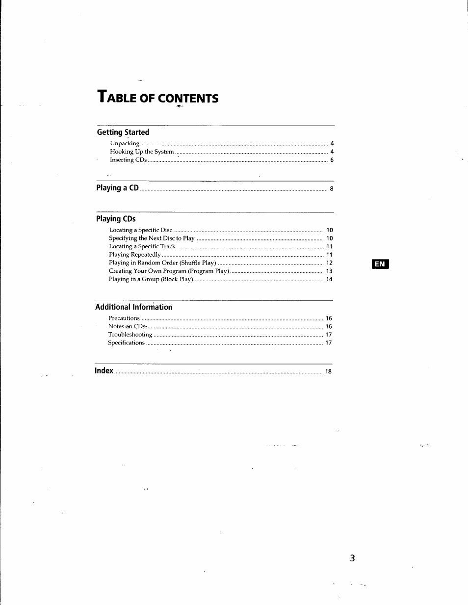 Sony CDP-CX681 User Manual | Page 3 / 18