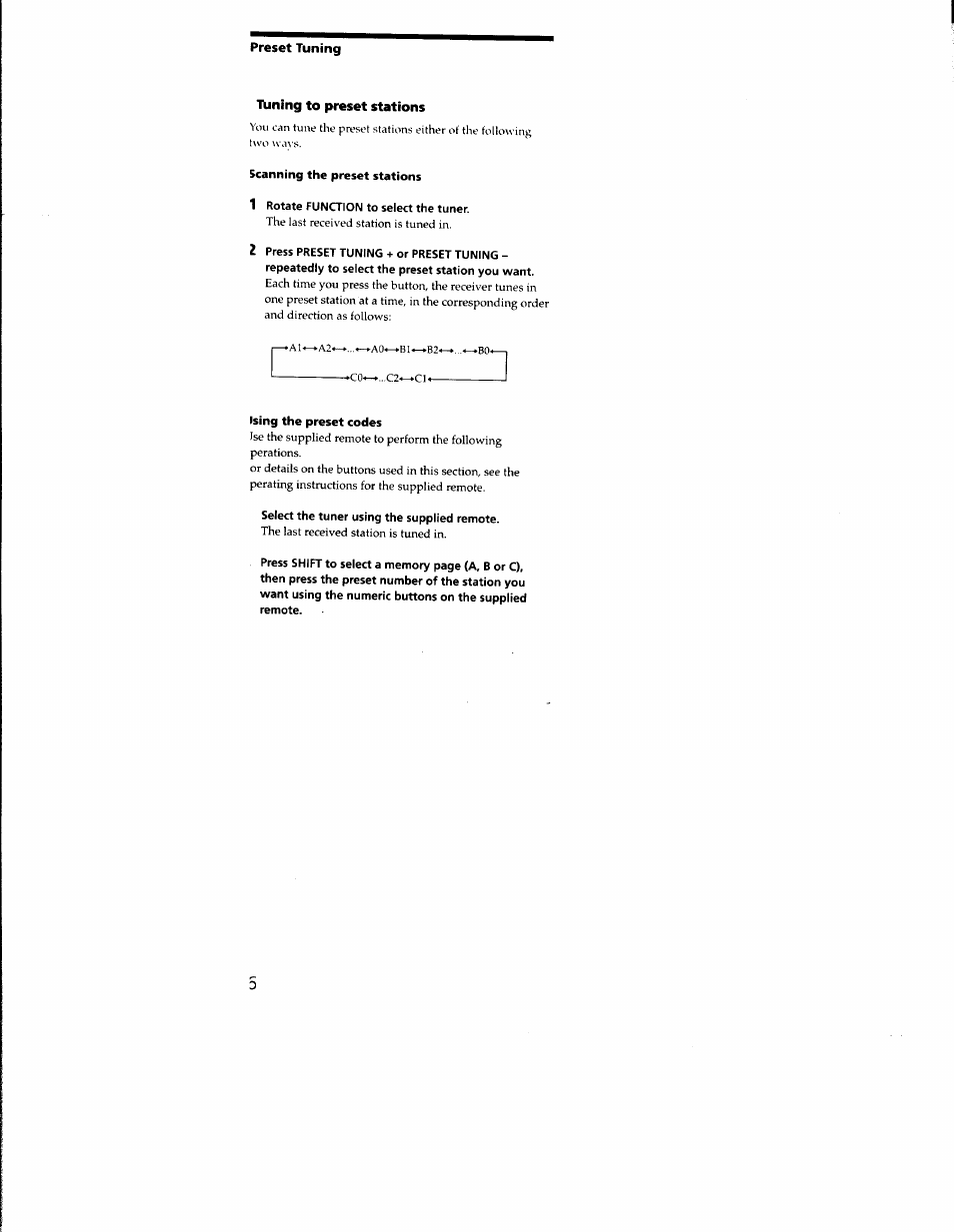 Tuning to preset stations | Sony STR-DB930 User Manual | Page 46 / 58