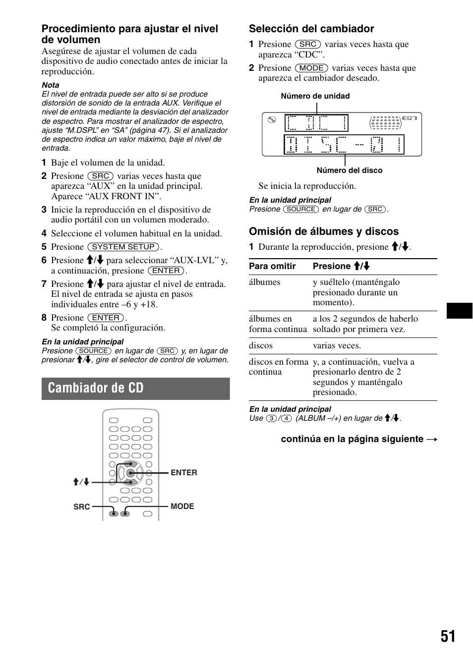 Cambiador de cd | Sony MEX-DV2000 User Manual | Page 175 / 192