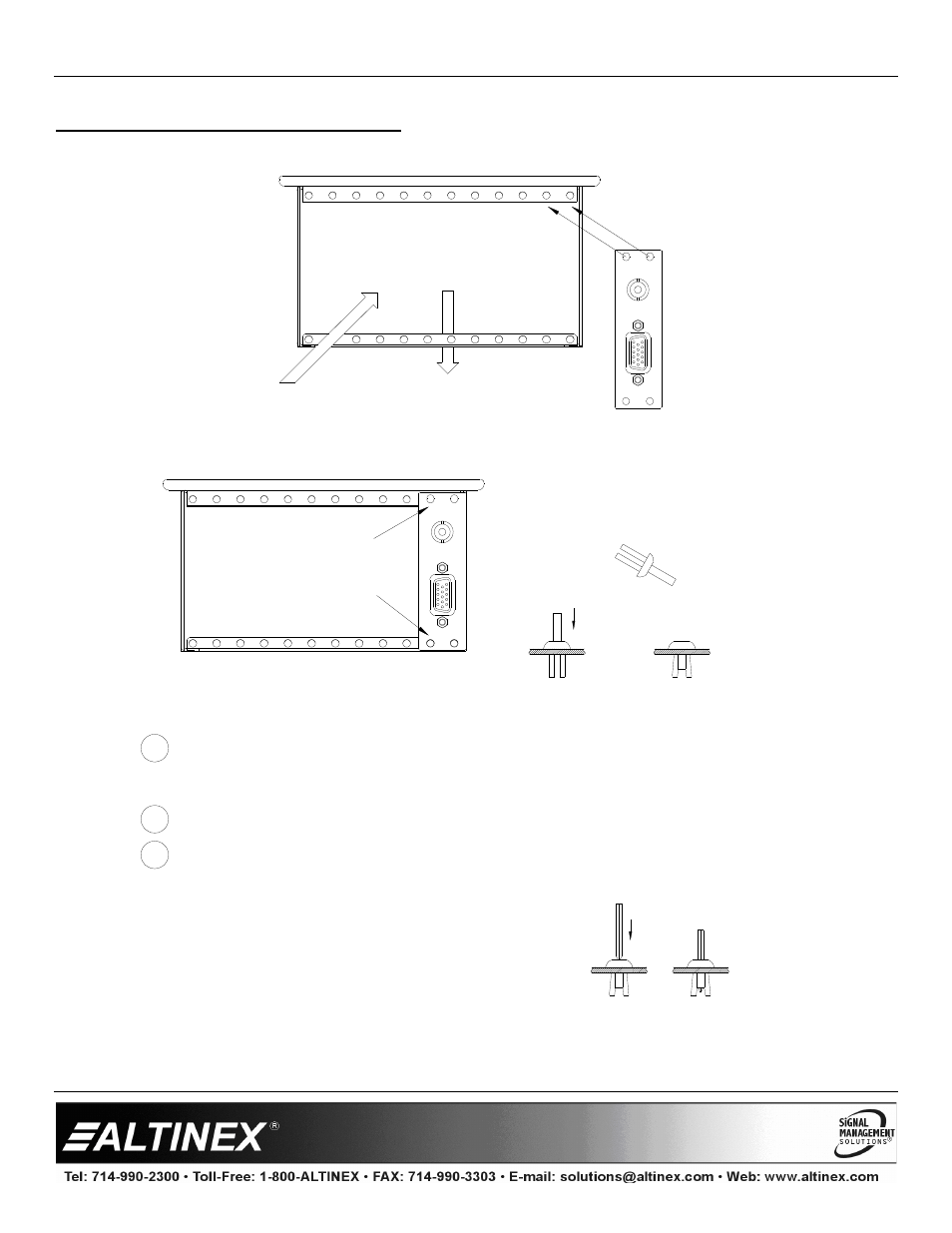 Diagram 7: accessory installation, Designer solutions | Altinex Pop 'N Plug Tower PNP400 User Manual | Page 12 / 15