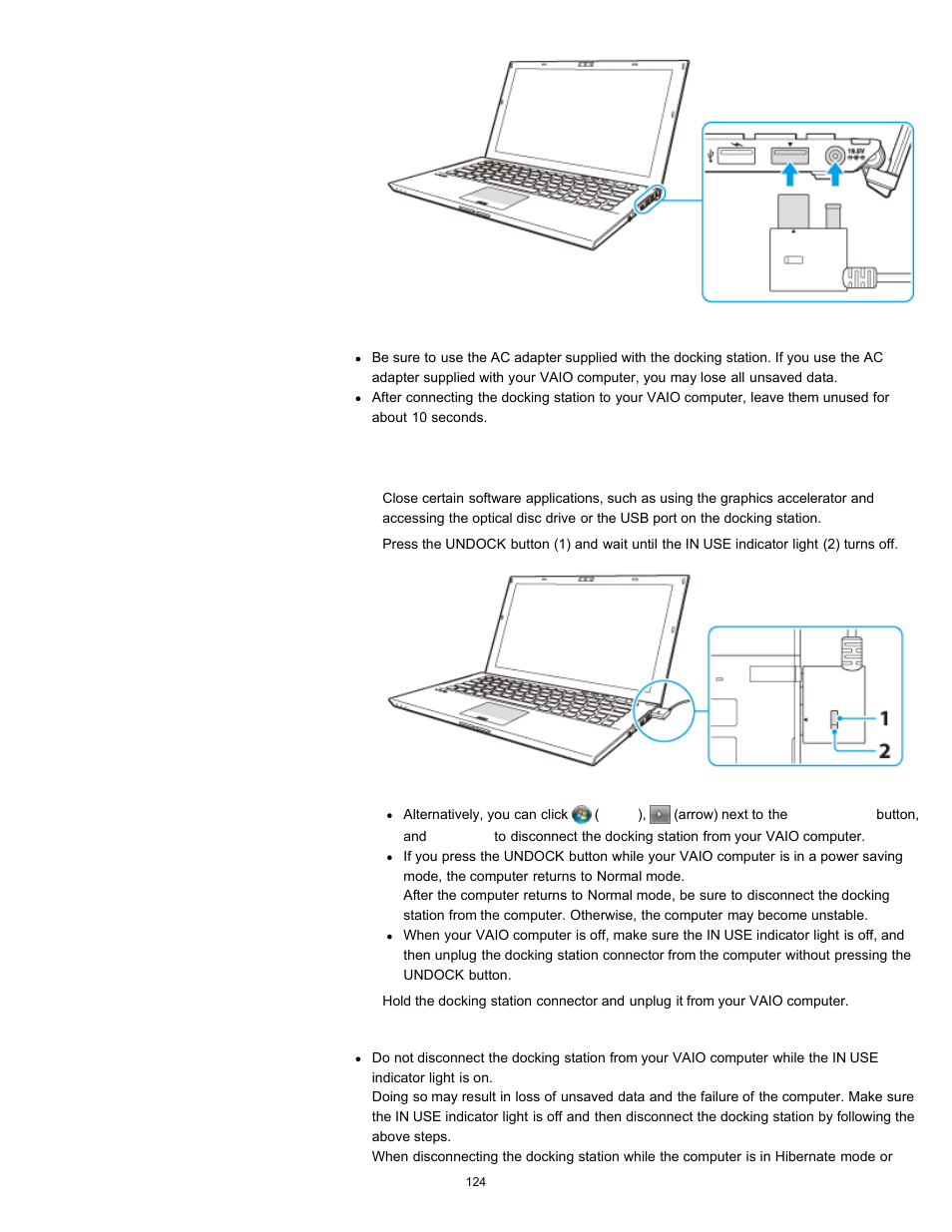 Sony SVZ13116GXX User Manual | Page 124 / 411