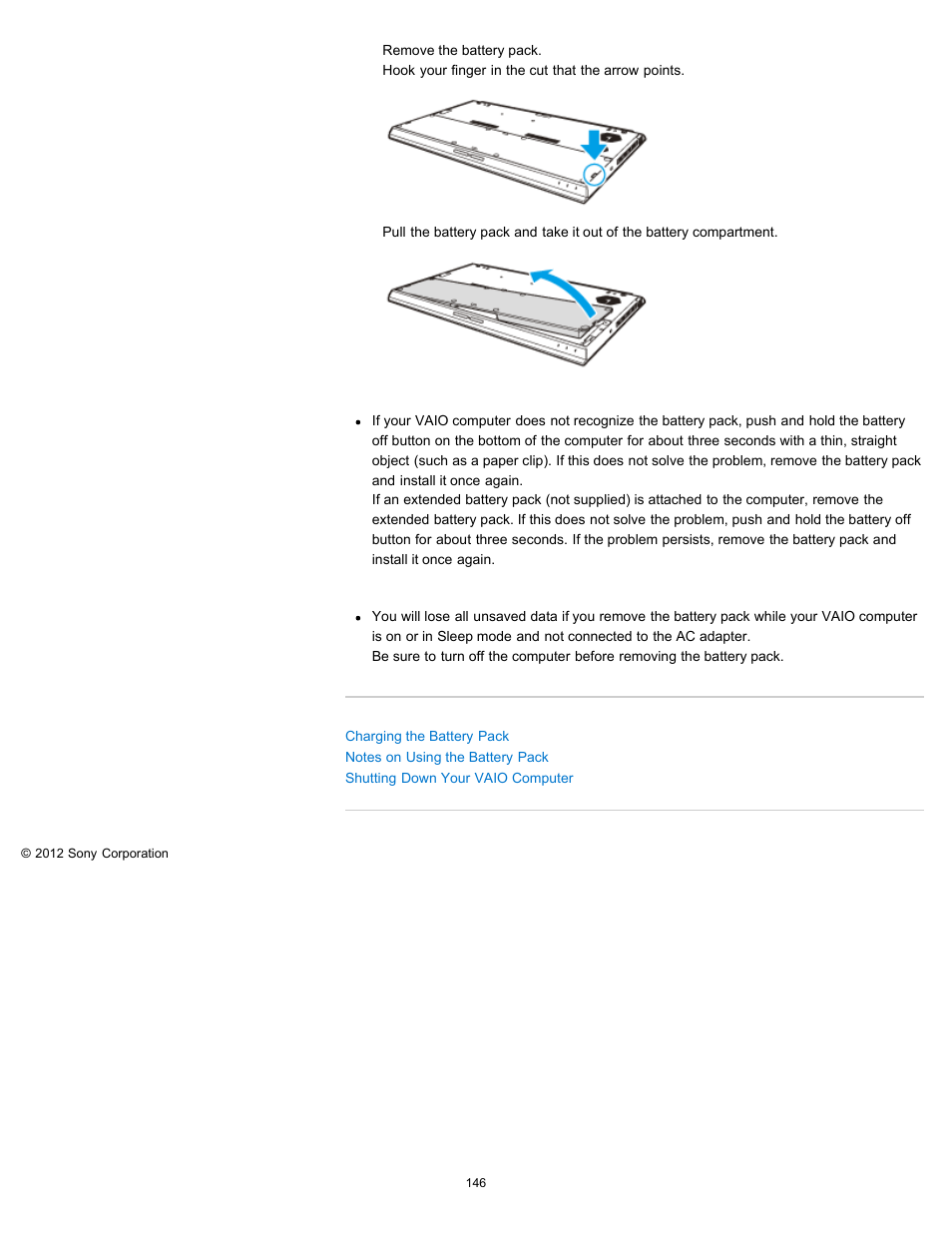 Sony SVZ13116GXX User Manual | Page 146 / 411