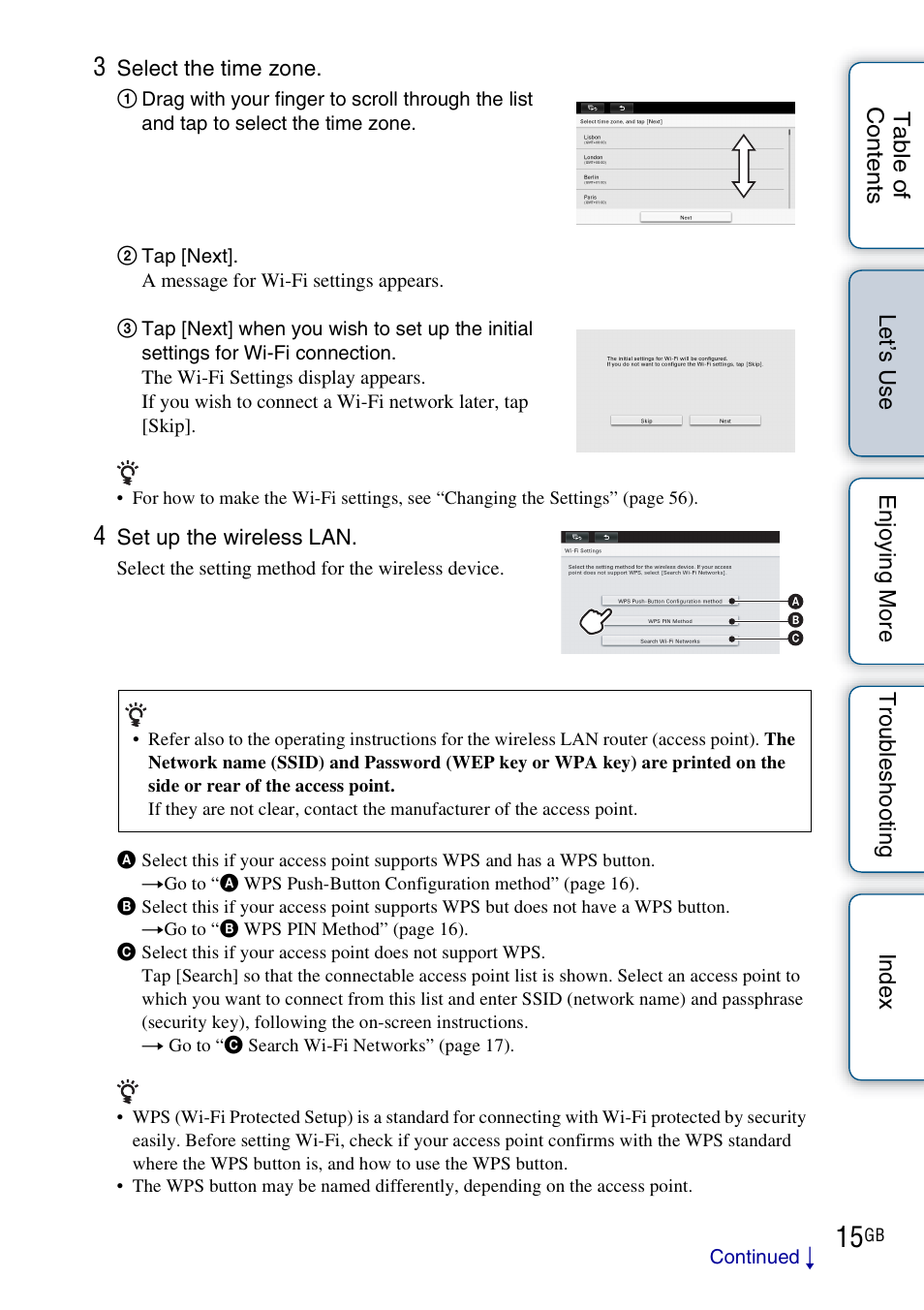 Sony DPF-WA700 User Manual | Page 15 / 84