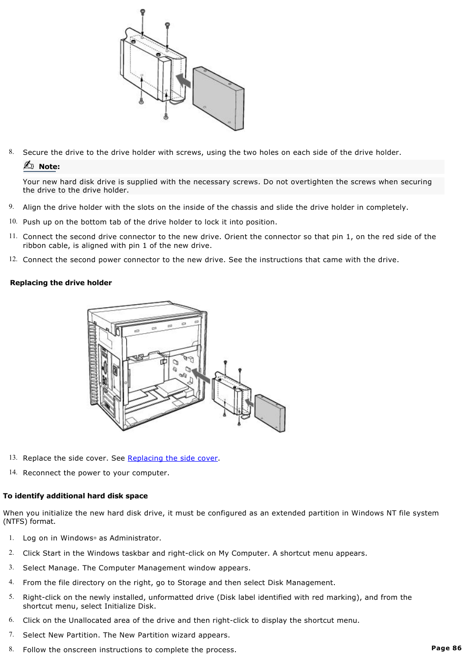 Sony PCV-RX650 User Manual | Page 86 / 88