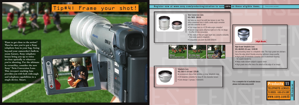 Lenses.lense | Sony DCR-DVD101 User Manual | Page 6 / 16