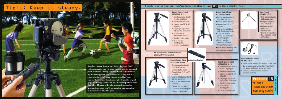 Tripods.trip | Sony DCR-DVD101 User Manual | Page 8 / 16